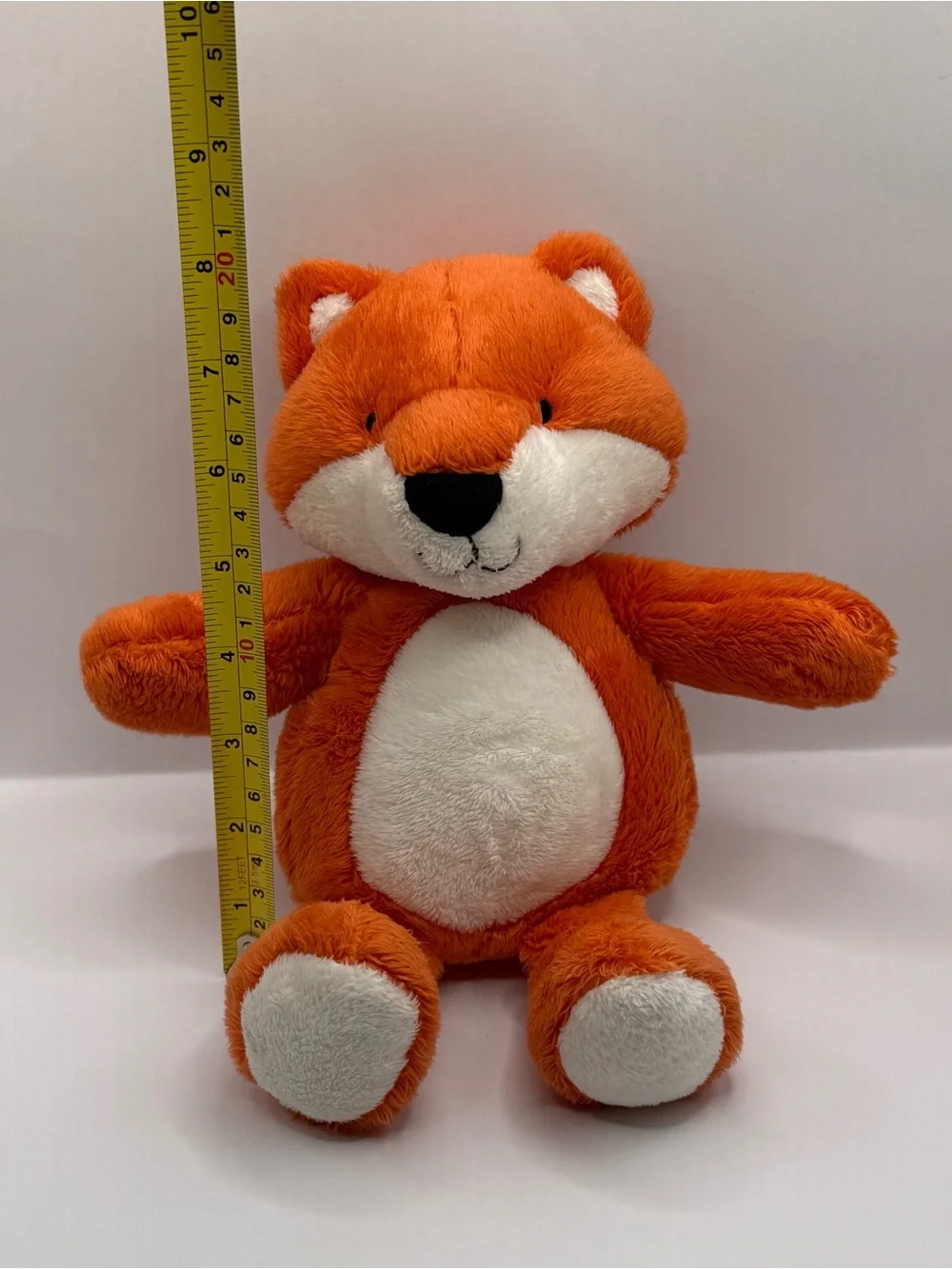 Carters Orange Fox Plush Stuffed Animal Lovey Toy